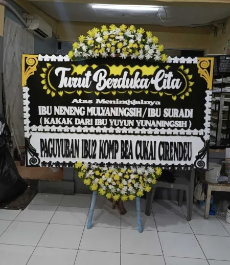 Papan Bunga Duka Purwakarta