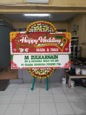 Papan Bunga di Purwakarta