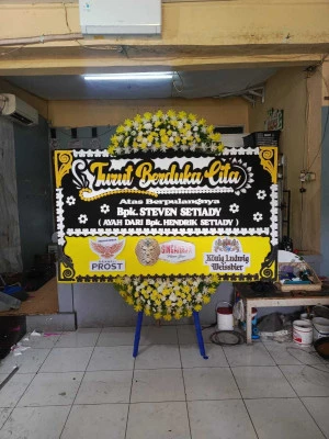 Papan Bunga di Purwakarta