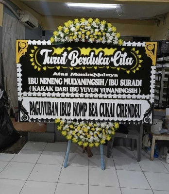 Papan Bunga di Purwakarta