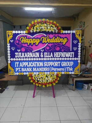 Papan Bunga di Purwakarta
