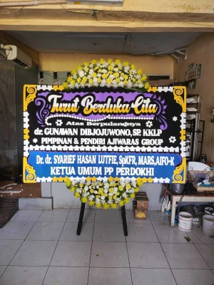 Papan Bunga di Purwakarta